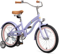 ACEGER Girls Beach Cruiser Bike for Kids 5-13 Years Old, 16' 18' 20' 24' Single Speed Kids Bicycle Included Coaster Brake, Front and Rear Reflectors, 24' 7 Speeds with Dual Brakes