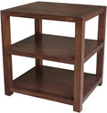 Wooden Media Audio-Video Shelving Cabinet, Audio Component Rack Tower Media Stereo Stand Equipment Shelves, 2 3 4 Tier Av Component Media Stand(Three Layers)