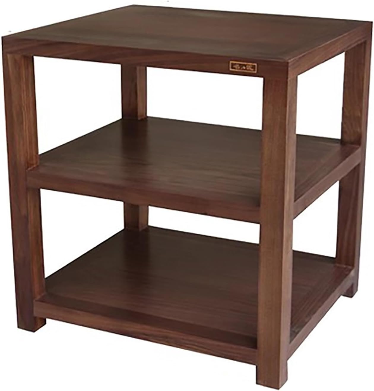 Wooden Media Audio-Video Shelving Cabinet, Audio Component Rack Tower Media Stereo Stand Equipment Shelves, 2 3 4 Tier Av Component Media Stand(Three Layers)