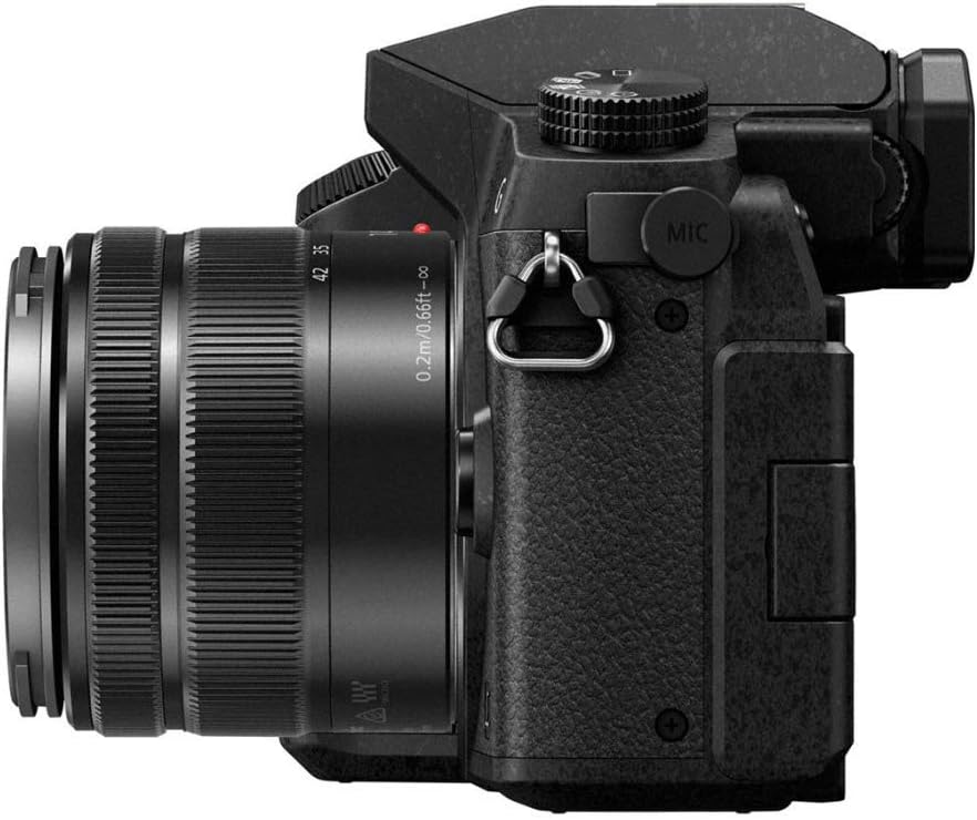 Panasonic LUMIX G7 4K Digital Camera, with 14-42mm Mega O.I.S. Lens, 16 Megapixel Mirrorless Camera, 3-Inch LCD, DMC-G7KK (Black)