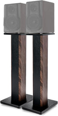 31.5 Inch (80CM) - Pair- Wood Speaker Stands for Home-Cinema HiFi Desktop and Satellite Speakers Monitor Stands, Enhanced Audio Listening Experience for Home Theaters