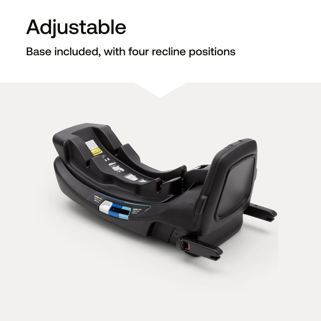 Bugaboo Turtle Air Shield by Nuna car seat + Recline Base