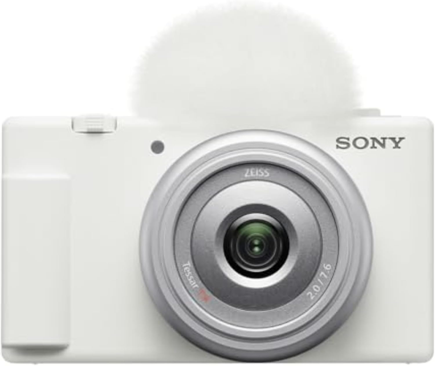 Sony ZV-1F Vlog Camera for Content Creators and Vloggers White