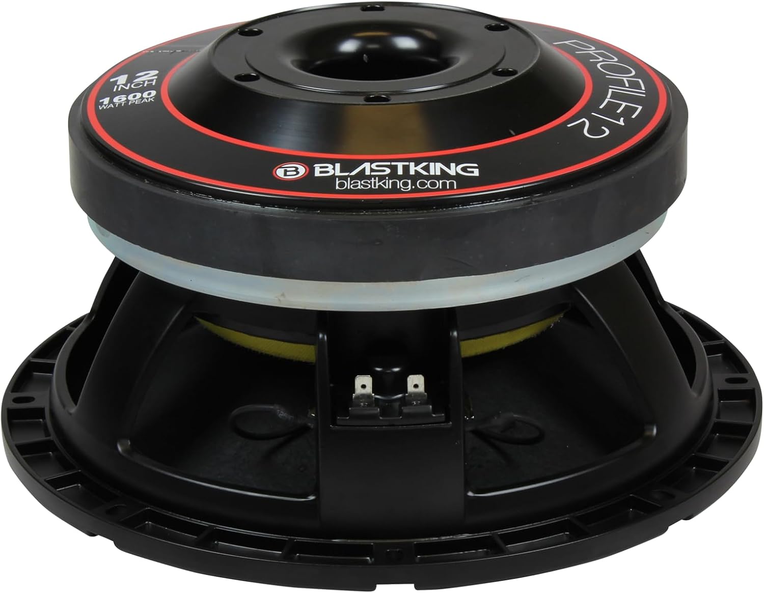 Blastking PROFILE12 12' 1600W High Output Woofer – 800W RMS, 4' Voice Coil, 8 Ω, 95.6 dB, Forced-Air Cooling – Pro Audio Driver for Reflex or Horn Cabinets