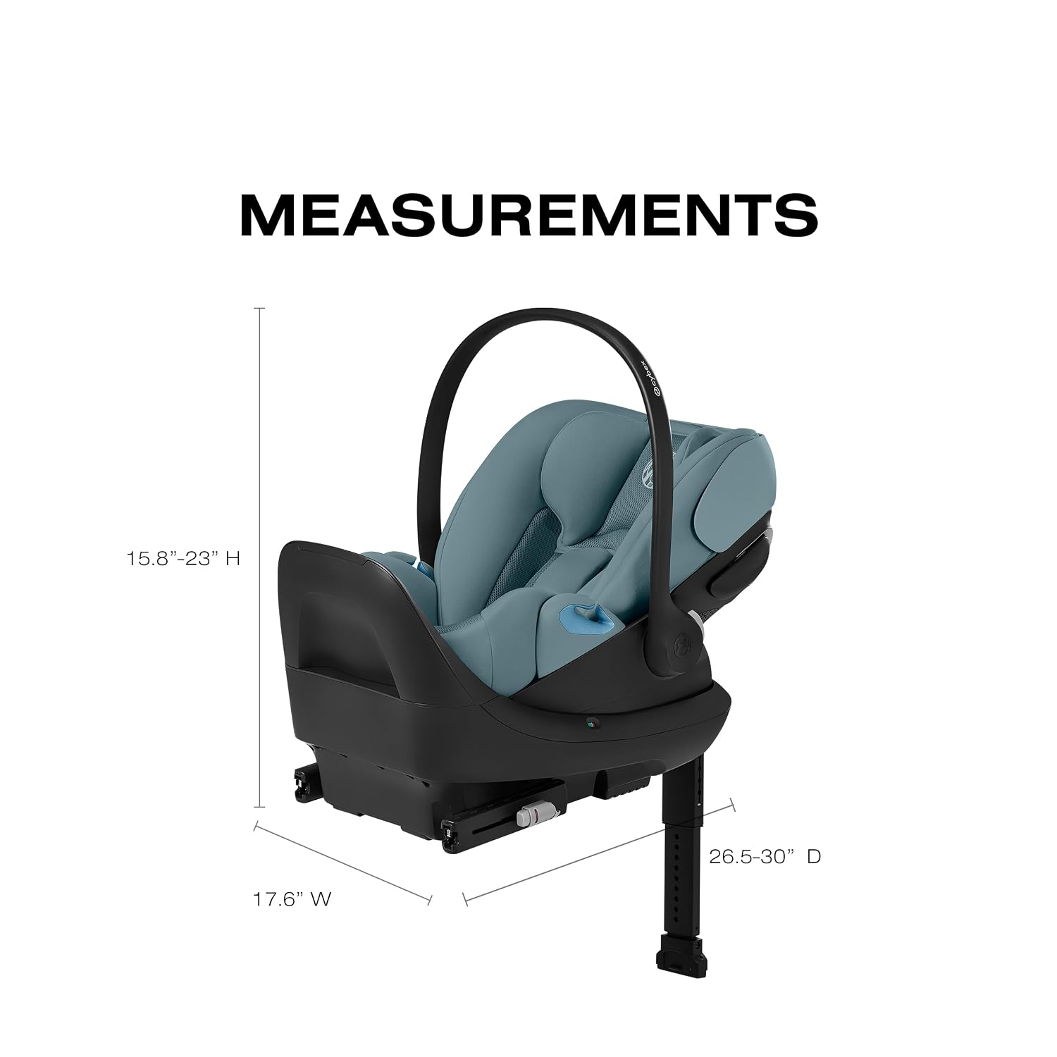 Cloud G Pro Comfort Extend Infant Car Seat - Stormy Blue