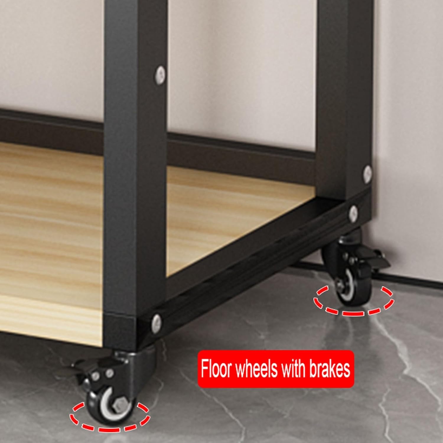 5/6/7/8 Tier Furniture Media Stand DVD CD Player Stand Audio Rack Power Amplifier Equipment Cabinet with Height Adjustable Wooden Shelf Multifunctional Storage Shelves ( Color : B-6 Tier , Size : 60x4