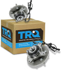 TRQ 2 Piece Front Wheel Bearing & Hub Assembly Set 4WD Compatible with 2000-2006 Ford Expedition Lincoln Navigator