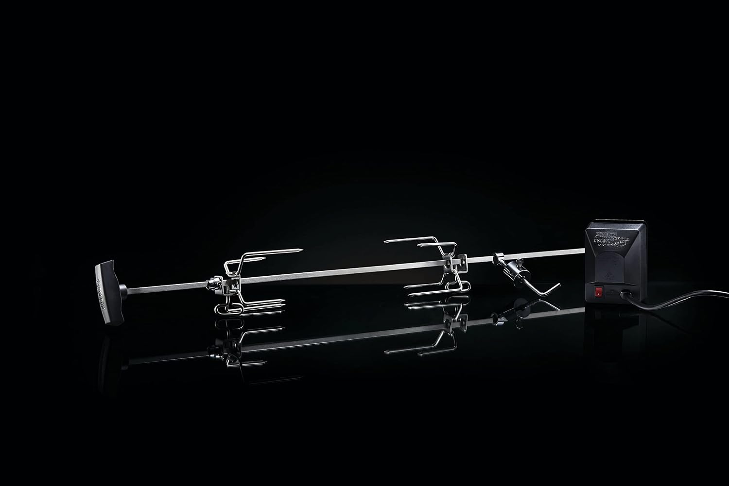 Napoleon Heavy Duty Rotisserie Kit for Large Grills - Fits Prestige PRO 500, P500, and LEX 485 Gas Grills, Fits Grill Heads Up To 31 Inches Wide, Square Spit Rod