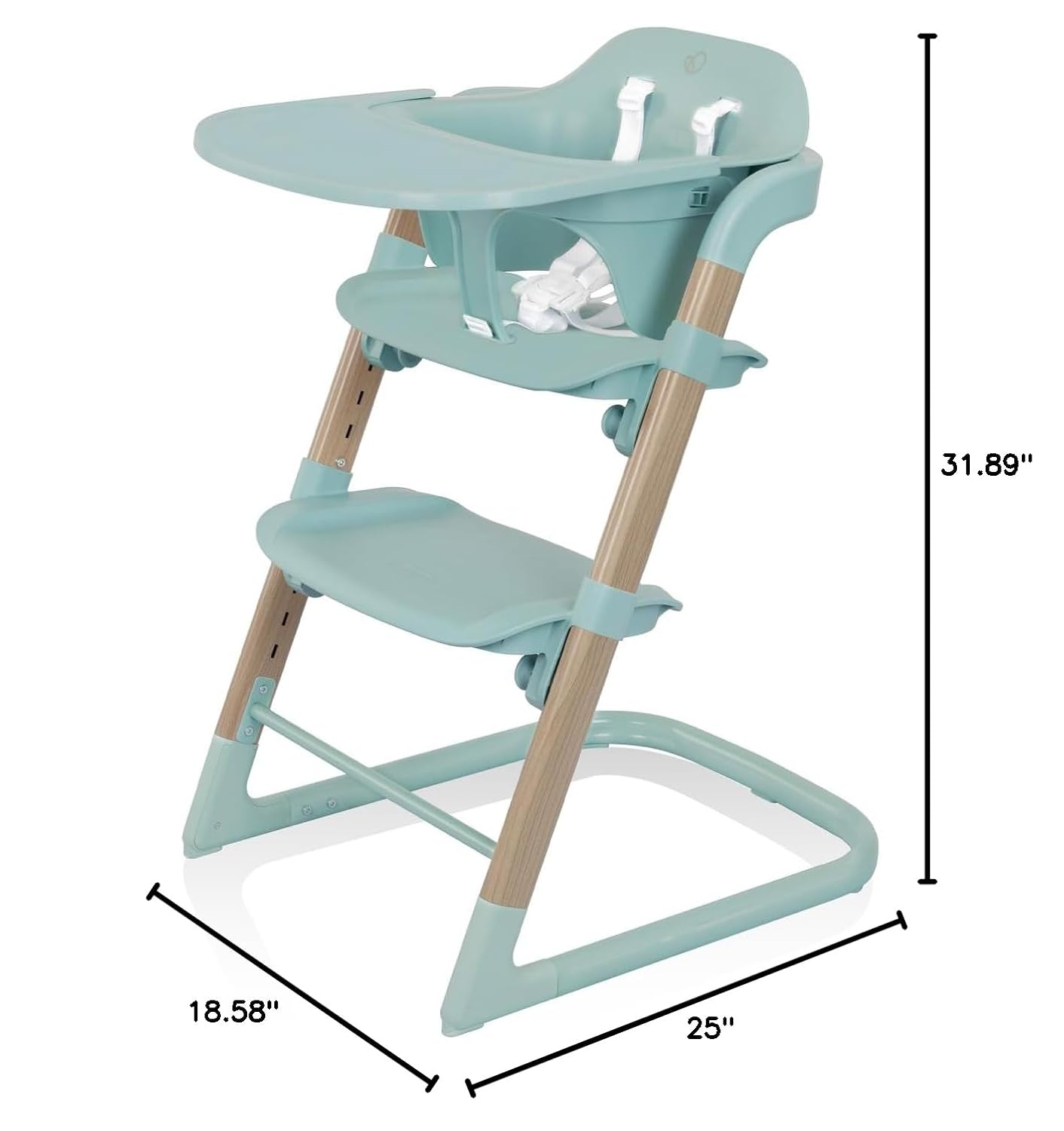Evenflo RightSeat Multistage High Chair (Sage Green)