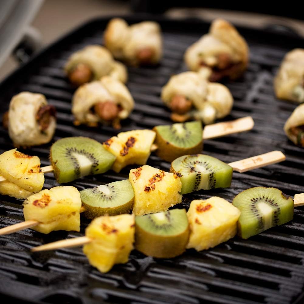 Weber Q1200 Liquid Propane Portable Gas Grill, Blue – 1‑Burner Travel and Camping Grill with Cast‑Iron Grates & Electronic Ignition (8,500 BTU Burner)