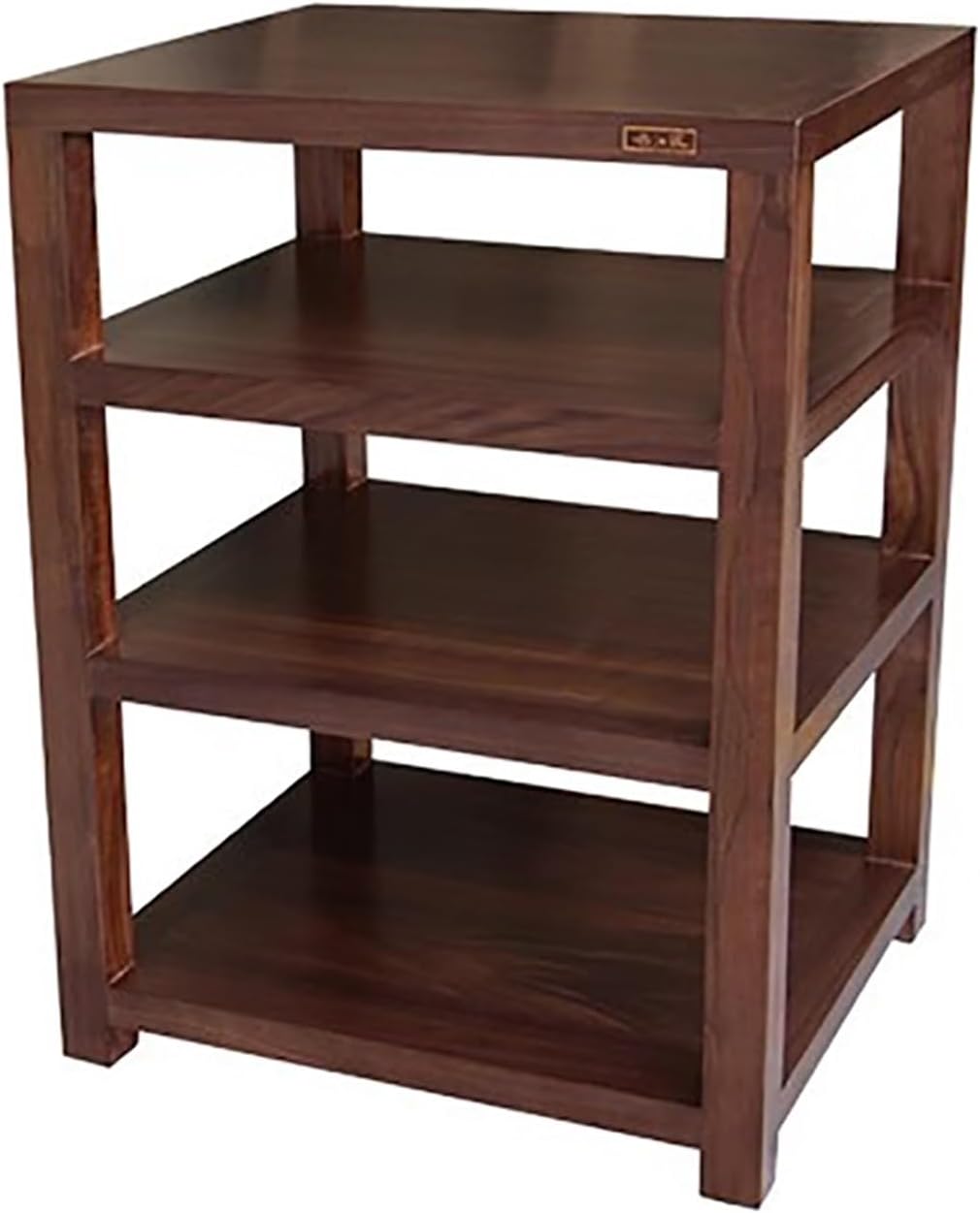 Wooden Media Audio-Video Shelving Cabinet, Audio Component Rack Tower Media Stereo Stand Equipment Shelves, 2 3 4 Tier Av Component Media Stand(Four Layers)
