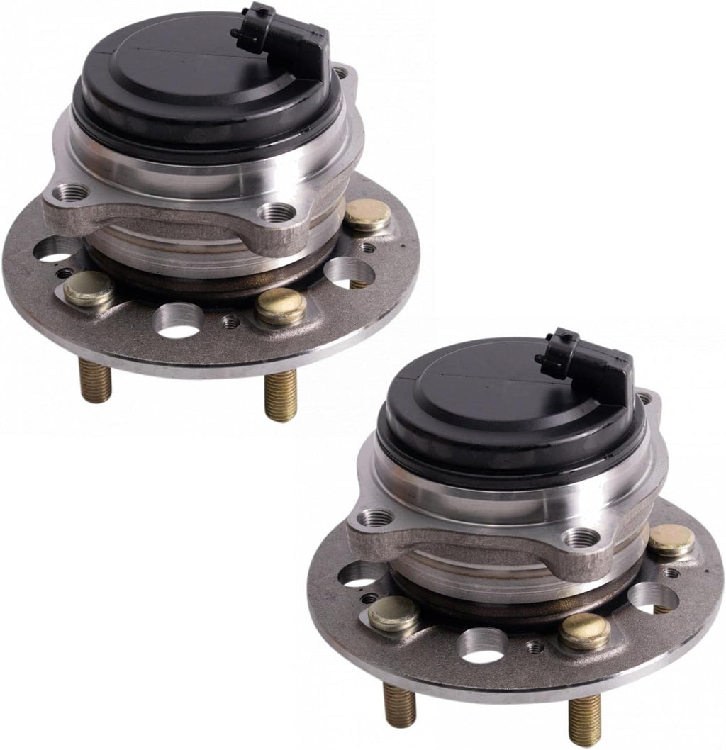 TRQ 2 Piece Wheel Bearing & Hub Assembly Set Compatible with 2018-2020 Genesis G80 2017-2019 G90