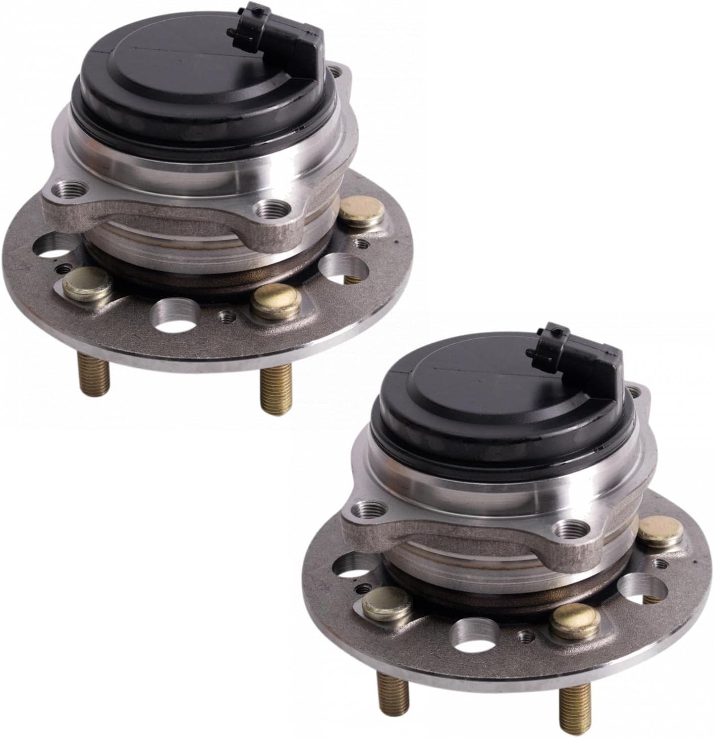 TRQ 2 Piece Wheel Bearing & Hub Assembly Set Compatible with 2018-2020 Genesis G80 2017-2019 G90