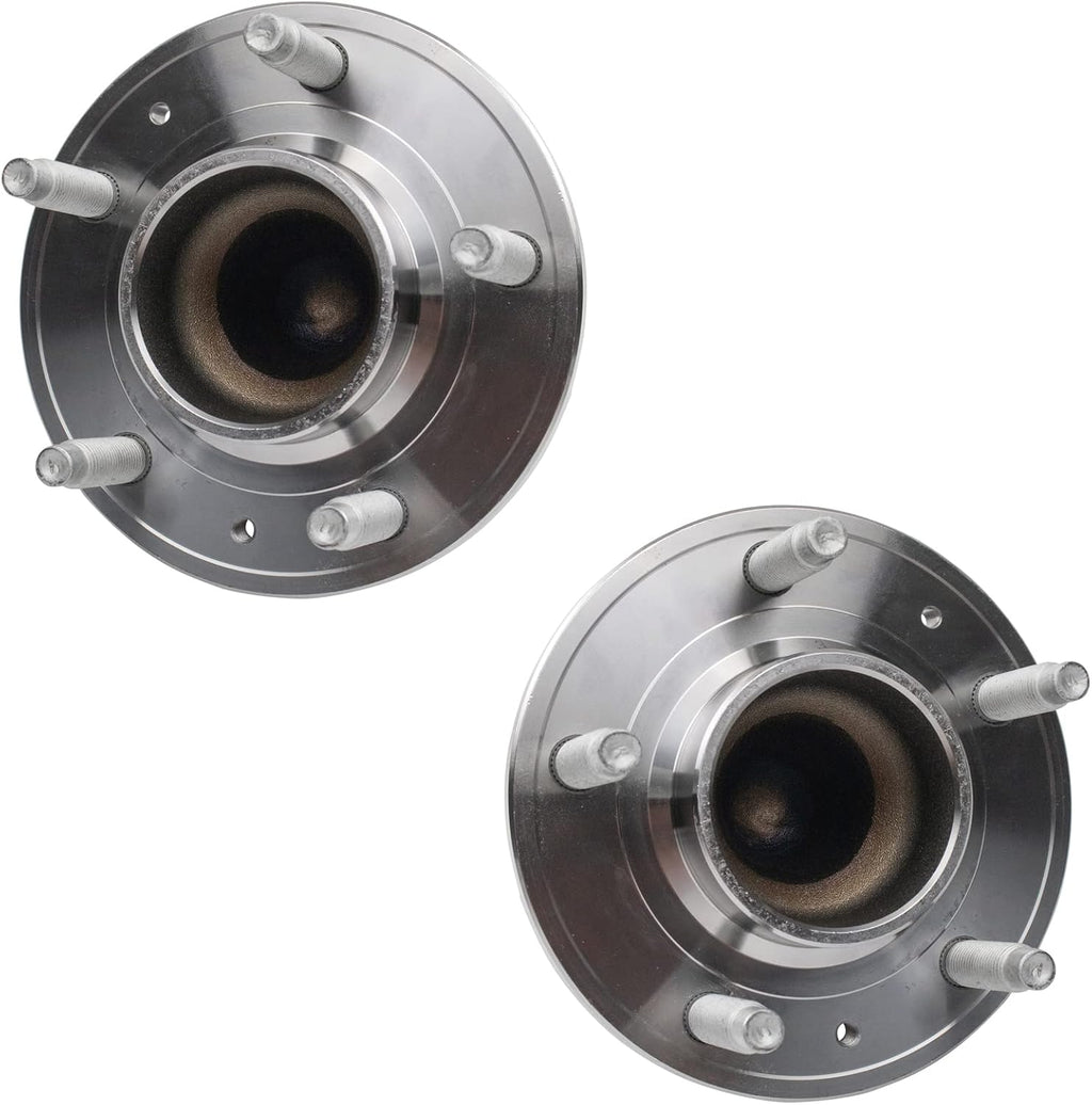 TRQ Rear Left and Right Wheel Bearing and Hub Assembly Set 2 Piece Compatible with 2018-2022 Chevrolet Equinox FWD 2018-2022 GMC Terrain FWD
