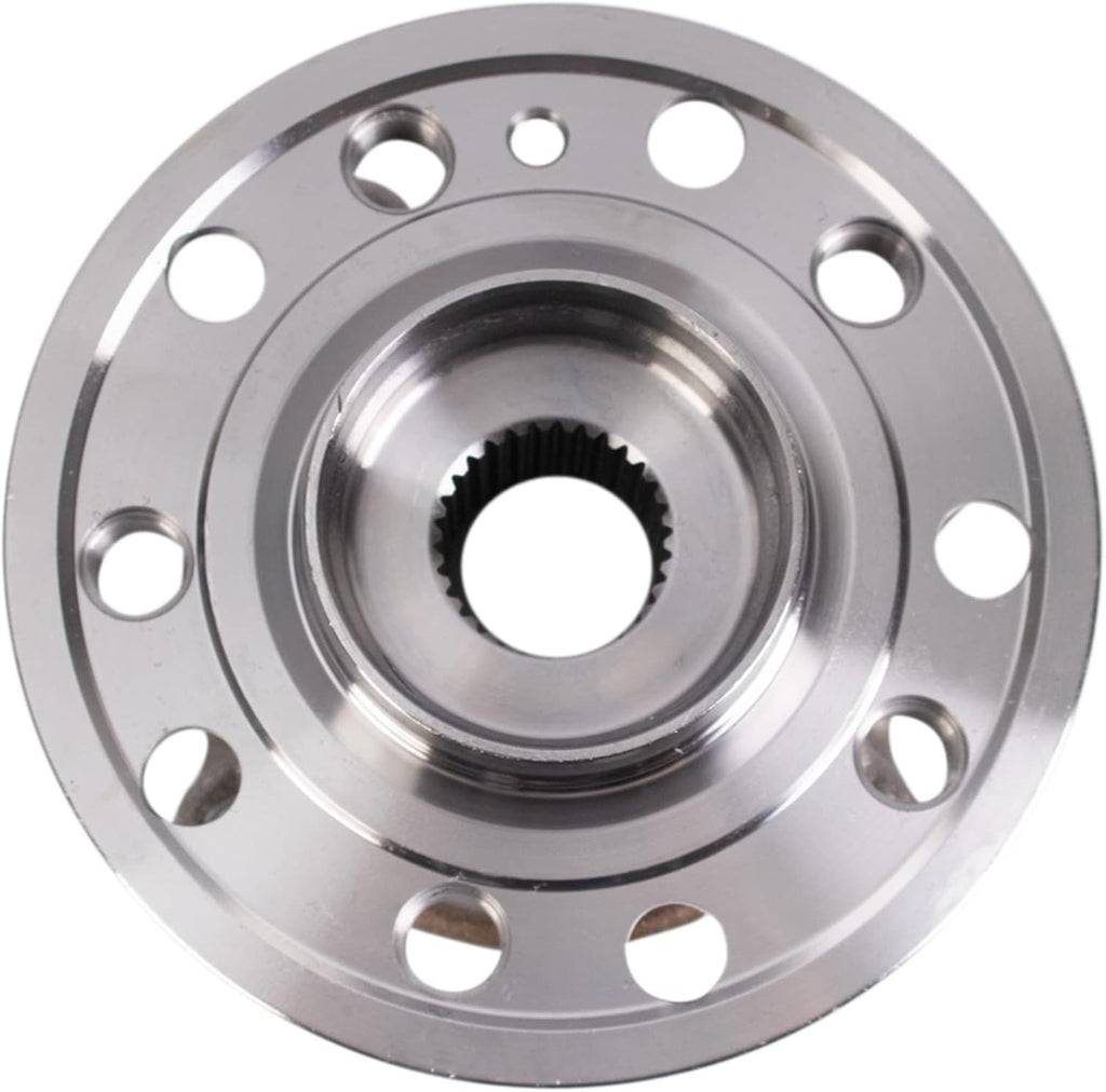 TRQ Front Left and Right Wheel Bearing and Hub Assembly Set 2 Piece Compatible with 15-21 Mercedes-Benz C300 4Matic 16-18 GLC300 4Matic 2021 GLC300 4Matic 17-19 E300 4Matic 19-21 E450 4Matic