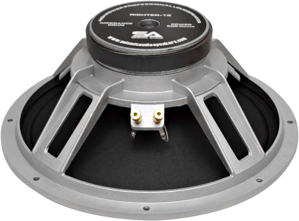 Seismic Audio - Richter 15 - 15' PA/DJ Raw Replacement Woofer or Speaker 500 Watts