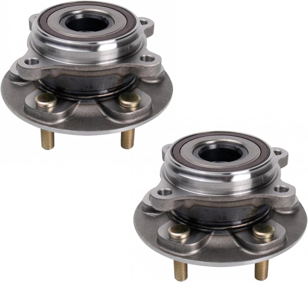 TRQ Front Left and Right Wheel Bearing and Hub Assembly Set 2 Piece Compatible with 2016-2022 Lexus RX350 2016-2022 RX450h 2018-2022 RX350L 2018-2022 RX450hL 2019-2023 Lexus ES350 2019-2023 ES300h