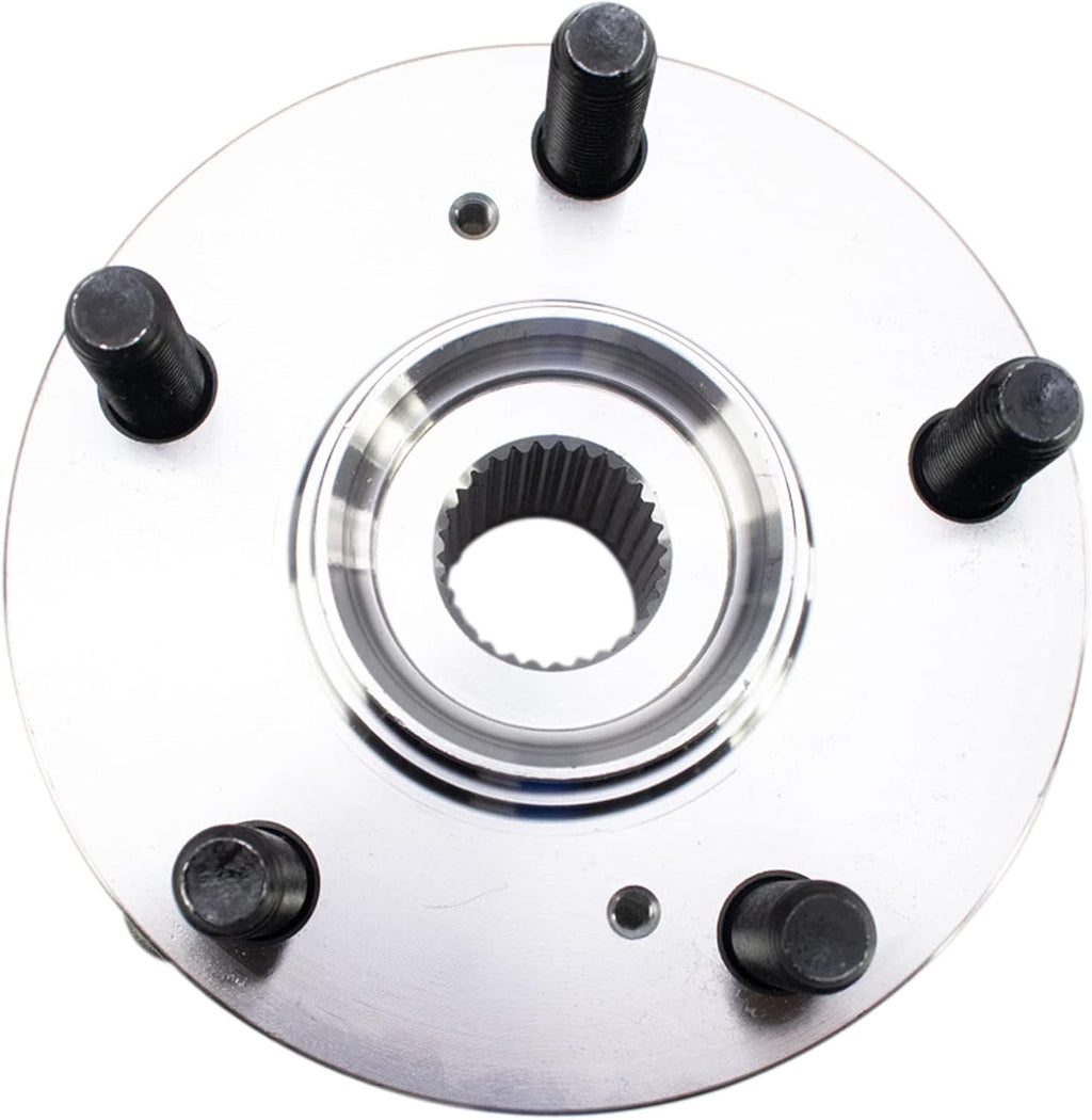 TRQ Front Left and Right Wheel Bearing and Hub Assembly Set 2 Piece Compatible with 2017-2021 Honda Civic Type R 2021 Civic Type R Limited Edition