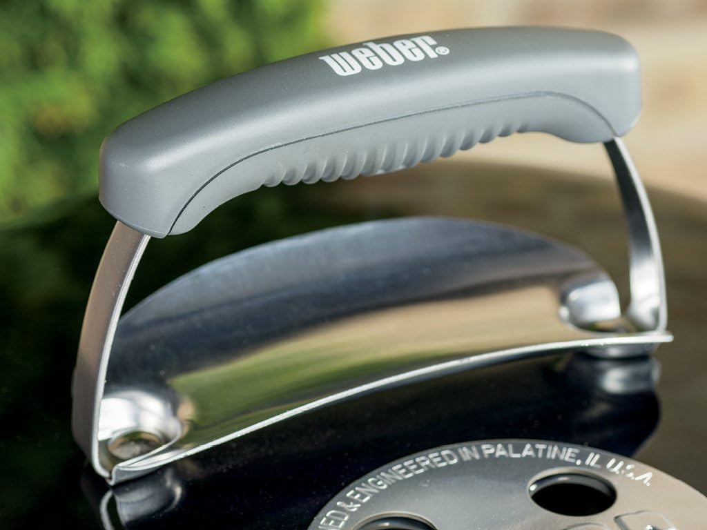 Weber Original Kettle Charcoal Grill, 18-Inch, Black – Classic Outdoor BBQ Grill with One‑Touch™ Cleaning System & Precise Temperature Control Dampers