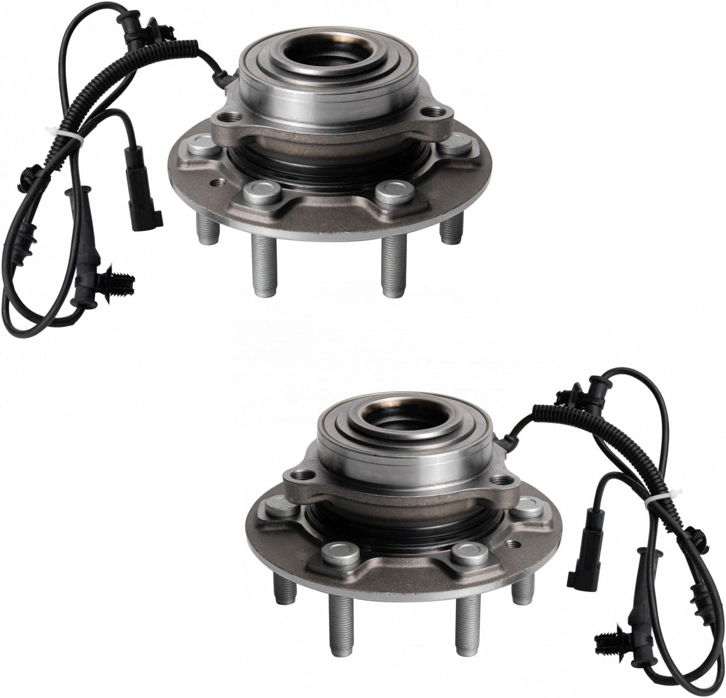 TRQ Front Wheel Bearing and Hub Assembly Set 2 Piece for Models with 22 INCH Factory Wheels ONLY Compatible with 19-24 Ram 1500