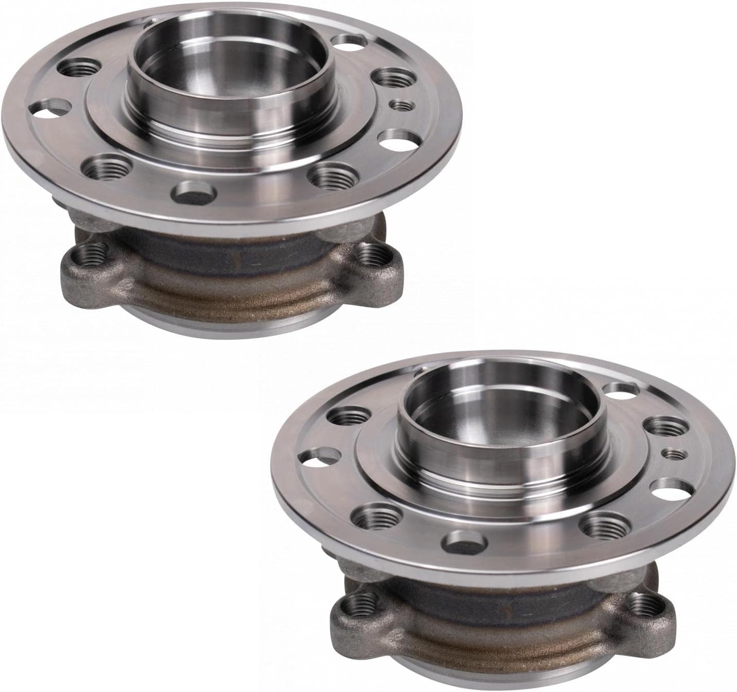 TRQ 2 Piece Front Wheel Bearing & Hub Assembly Set Compatible with 2015-2023 Mercedes-Benz C300 2016-2018 C350e 2020-2021 CLS450 2017-2018 E300 2021-2023 E350 2018 E400 E43 AMG 2020-2023 E450 2016-20