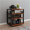 AV Media Stand,4-Tier Media Stand Audio/Video Rack,Floor-Standing Audio and Video Equipment Storage Rack,Suitable for Offices and Study Rooms (Color : Style 1)