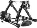Bike Trainer, Magnetic Bicycle Stationary Stand for Indoor Exercise Riding, 26-29' & 700C Wheels, Quick Release Skewer & Front Wheel Riser Block Included