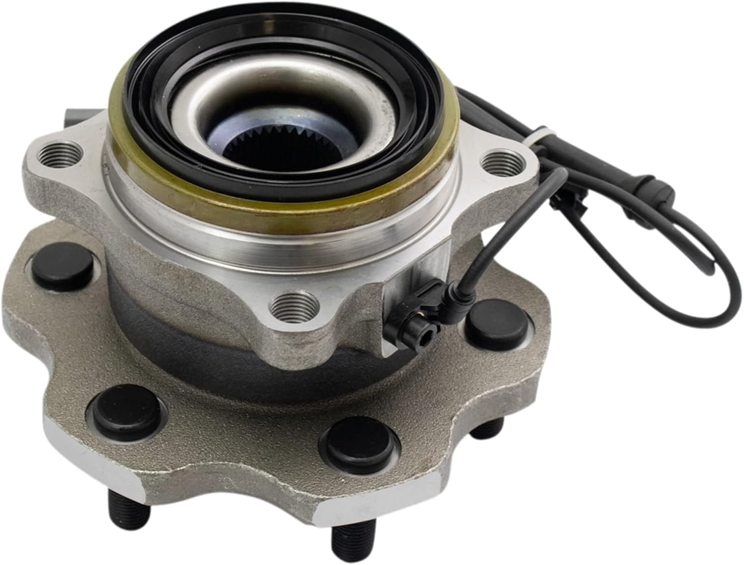 TRQ Rear Driver and Passenger Side Wheel Bearing and Hub Assembly Set 2 Piece Compatible with 2011-2013 Infiniti QX56 2014-2022 QX80 2017-2022 Nissan Armada