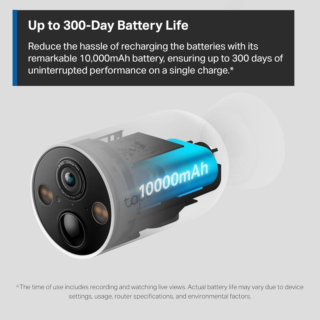 Tapo MagCam 2K+ - 2025 Wirecutter Best Outdoor Security Camera & PCMag Editors' Choice, Wireless Battery Power, Magnetic Mount, Subscription-Free SD Storage or Cloud, Person/Vehicle Detection, 2-Pack
