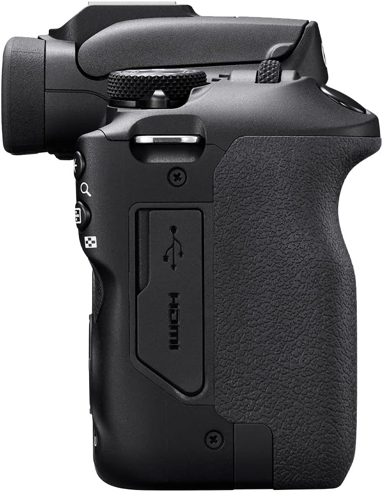 Canon EOS R100 Mirrorless Camera, RF Mount, 24.1 MP, DIGIC 8 Image Processor, Continuous Shooting, Eye Detection AF, Full HD Video, 4K, Small, Lightweight, Wi-Fi, Bluetooth, Content Creation