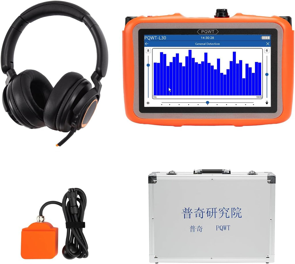 Wall Leak Detector, 0.5m Depth Underground Water Leak Detector for Home, Indoor Easy Use Water Leak Detection Equipment with Carry Case - L30