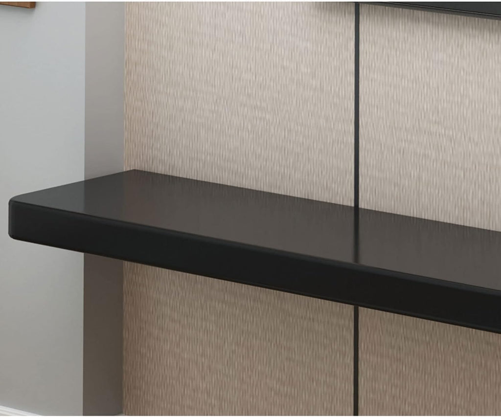 Wall Shelf Wall mounted TV Cabinet Floating Shelf TV Console Audio-visual Equipment Shelves Office Storage Shelf Book Shelf Gaming Shelf TV Stands Wall Unit Decor TV Board Ledge Display Shelf Black