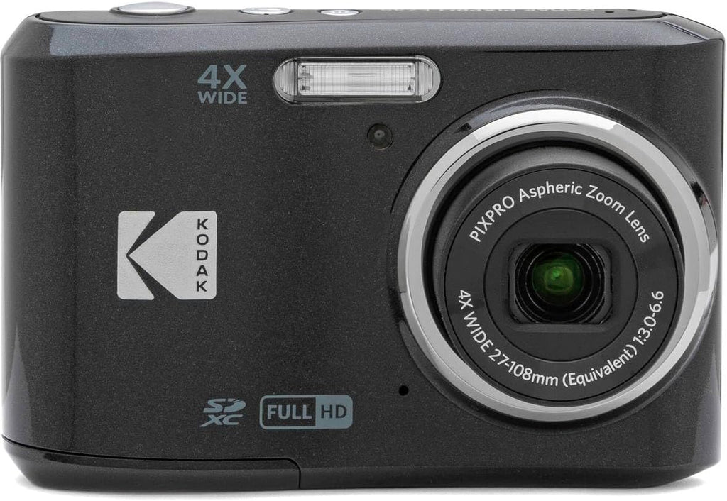 Kodak PIXPRO FZ45 Digital Camera, 16MP Point & Shoot with 4X Optical Zoom, 27mm Wide Angle, 2.7 Inch LCD, 1080p Video, Black