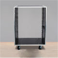 Portable Network Rack，Open Frame Rack，for Servers & AV Gear，with Caster Built-in Handle Network Rack， Rolling Network Rack（16U -87x52.5cm） (Size : 16U-87X52.5CM)