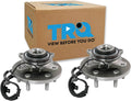 TRQ Front Left and Right Wheel Bearing and Hub Assembly Set 2 Piece Compatible with 2015-2017 Ford Expedition 4WD 2015-2017 Lincoln Navigator 4WD