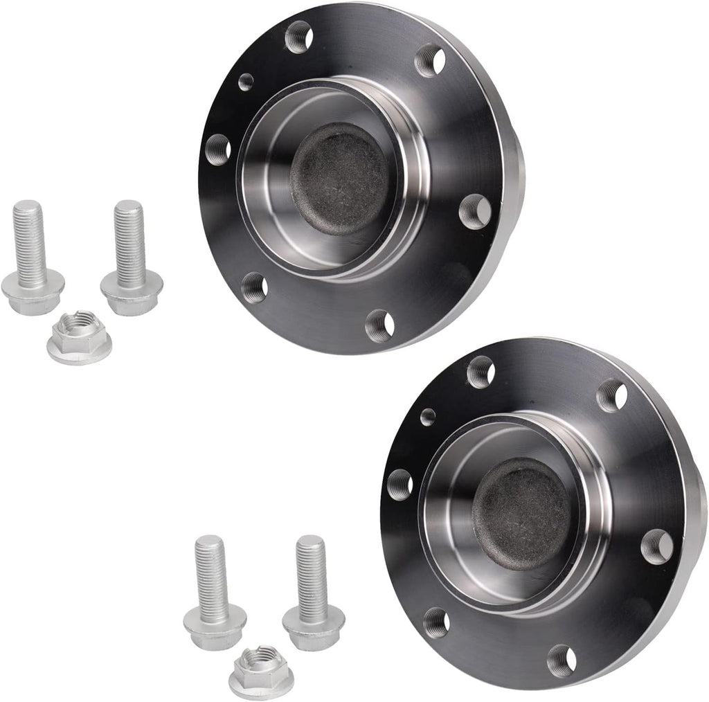 TRQ Front Left and Right Wheel Bearing and Hub Assembly Set 2 Piece Compatible with 2007-2009 Dodge Sprinter 3500 2010-2014 Mercedes-Benz Sprinter 3500 2015-2018 Sprinter 3500 Rear Wheel Drive