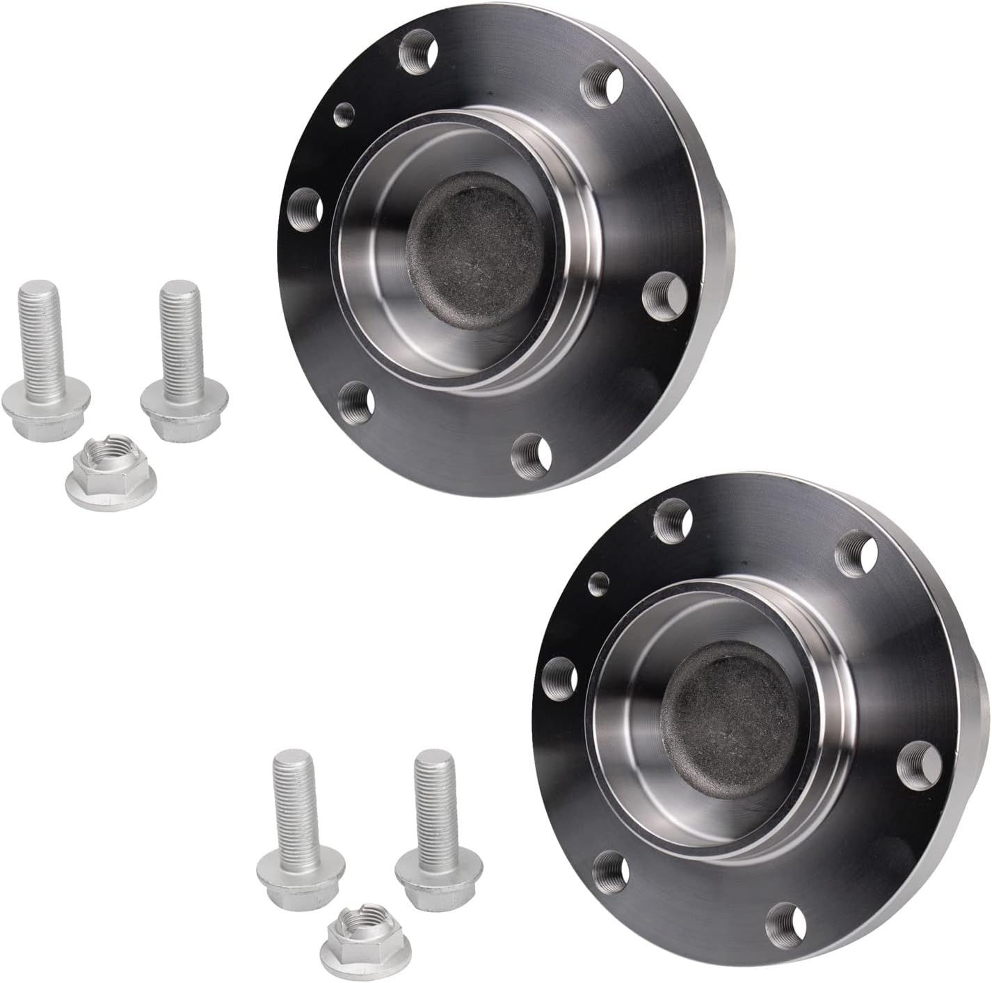TRQ Front Left and Right Wheel Bearing and Hub Assembly Set 2 Piece Compatible with 2007-2009 Dodge Sprinter 3500 2010-2014 Mercedes-Benz Sprinter 3500 2015-2018 Sprinter 3500 Rear Wheel Drive