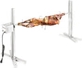 QPMR Rotisserie Grill Kit, 52' Outdoor Electric Stainless Steel Tripod Rotisserie Stand, 90LBS Pig Spit Rotisserie Grill, Height Adjustable BBQ Rotisserie Kit, Pig Rotisserie Hog Lamb Campfire
