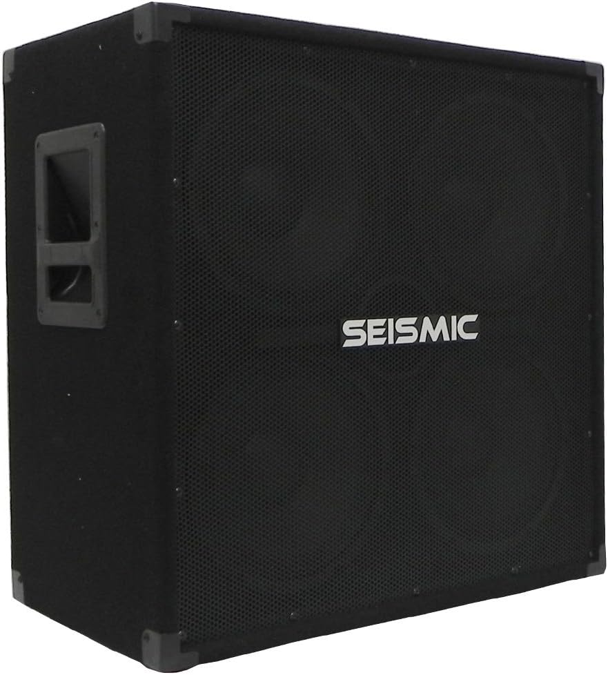 Seismic Audio - 410 Bass Guitar Speaker Cabinet PA DJ 800 Watts 4x10 4 10