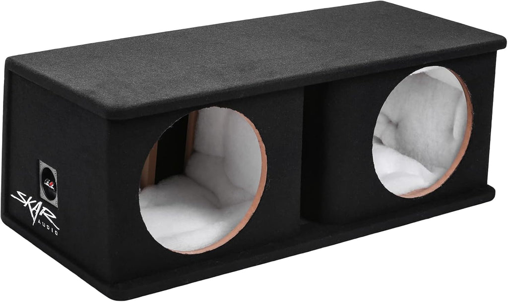 Skar Audio SK2X12V Dual 12' Universal Fit Ported Subwoofer Enclosure