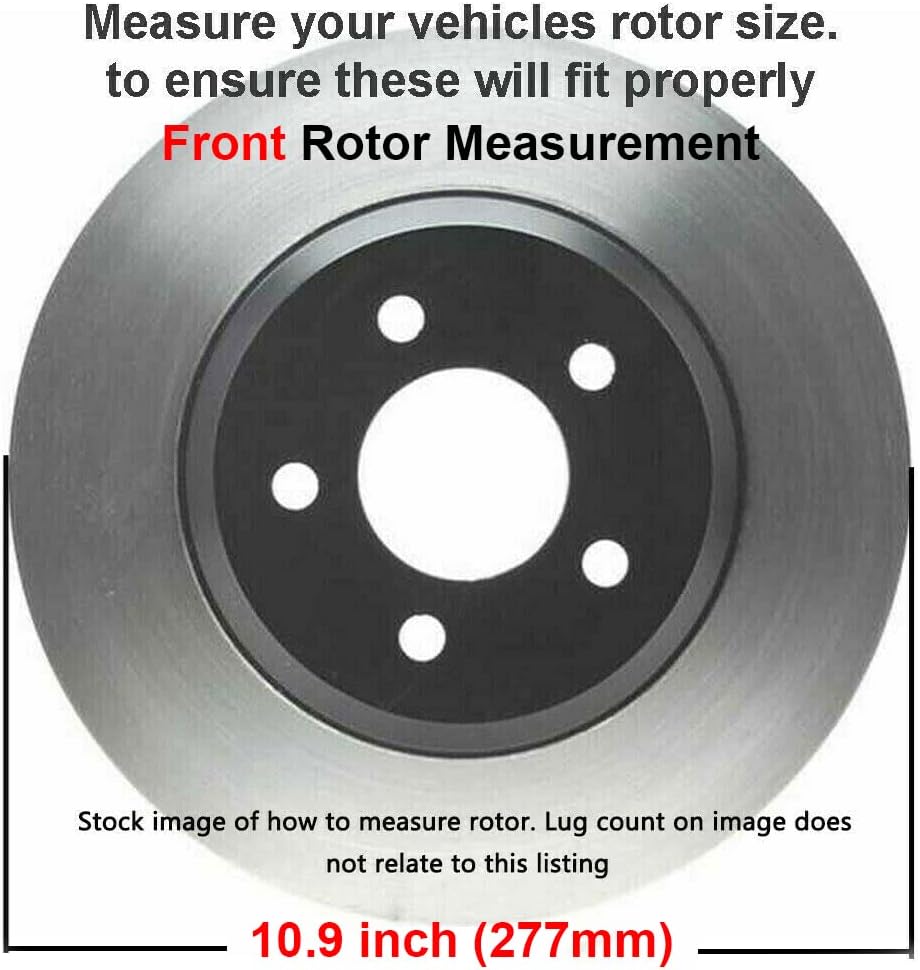Detroit Axle - Brake Kit for Subaru Impreza Saab 9-2X Brake Rotors 2004 2005 2006 2007 Ceramic Brakes Pads Front and Rear Replacement: 10.91' inch Front and 10.47' inch RearRotor