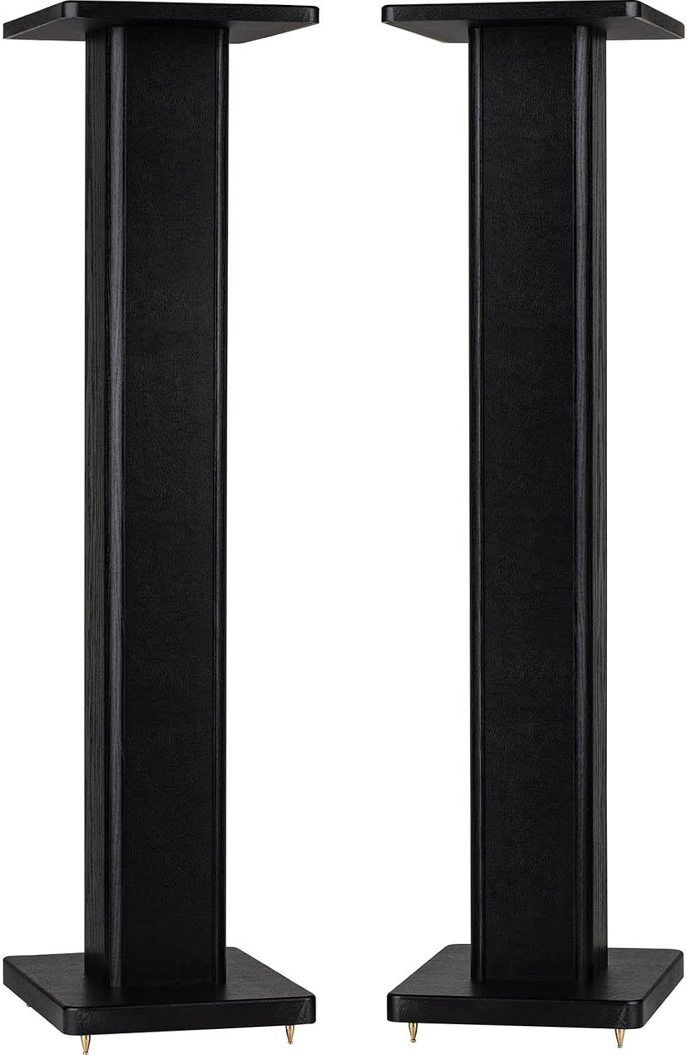 Dayton Audio Universal Wood Speaker Stand Pair (36in Black)