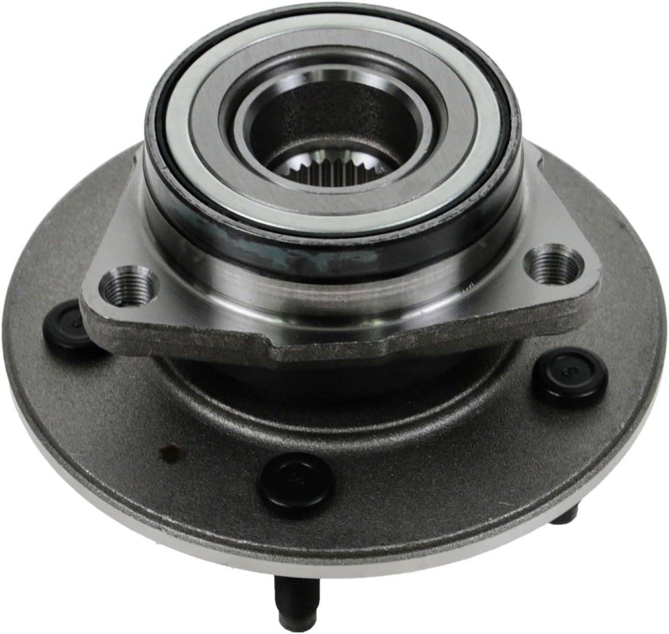 TRQ Front Left and Right Wheel Bearing and Hub Assembly Set 2 Piece Compatible with 2000-2001 Dodge Ram 1500 4 Wheel Drive with 2 Wheel ABS Brakes