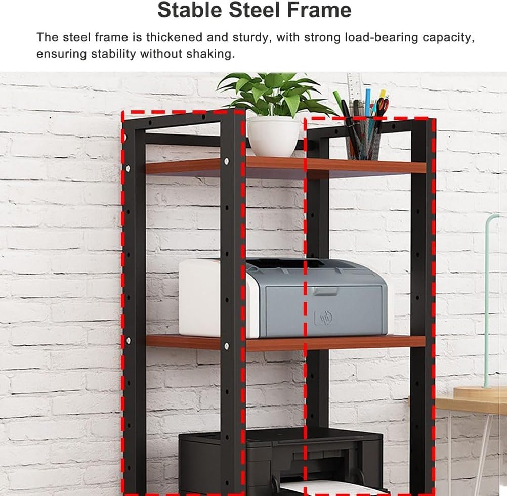7-Tier Heavy Duty Audio Component Rack 140cm Tall - HiFi Amplifier Rack/Audio-Video Shelving - CD Record Player Stereo Receiver AV Equipment Cabinet Display Stand,C