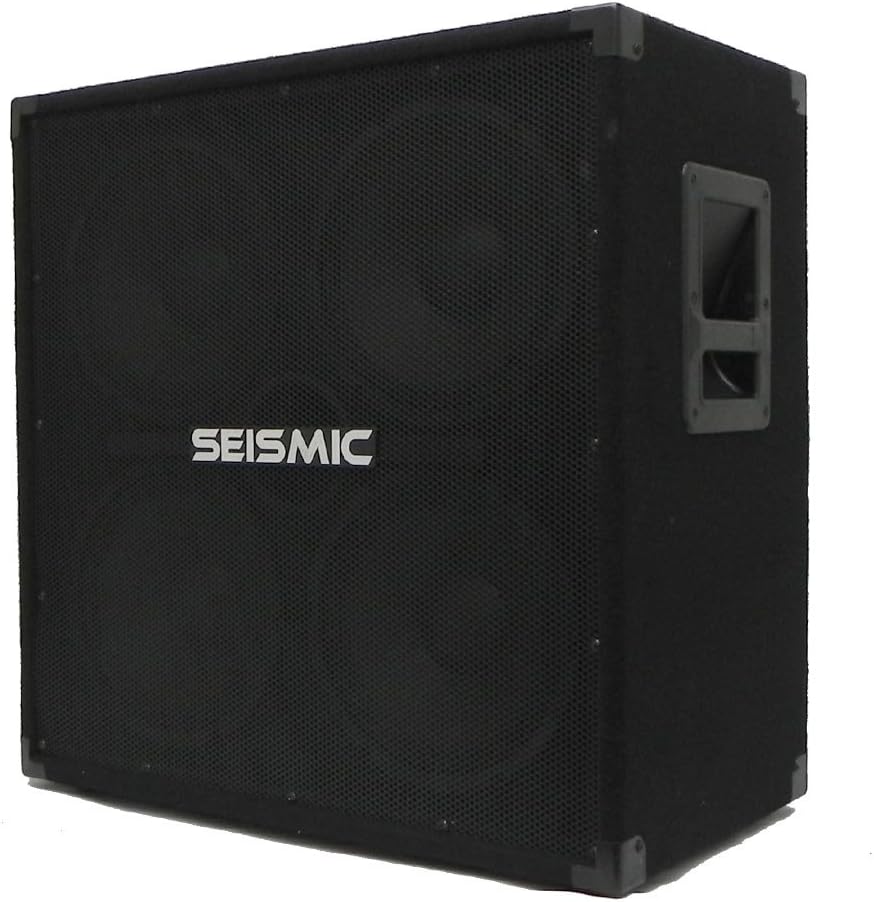 Seismic Audio - 410 Bass Guitar Speaker Cabinet PA DJ 800 Watts 4x10 4 10