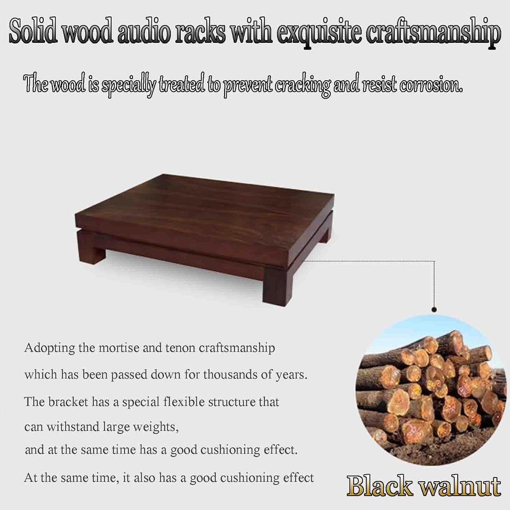 Home Audio Equipment Cabinet HiFi Audio Equipment Cabinet Professional Audio Stand All Solid Wood Manufacturing Load-Bearing Strong Not Hurt Equipment