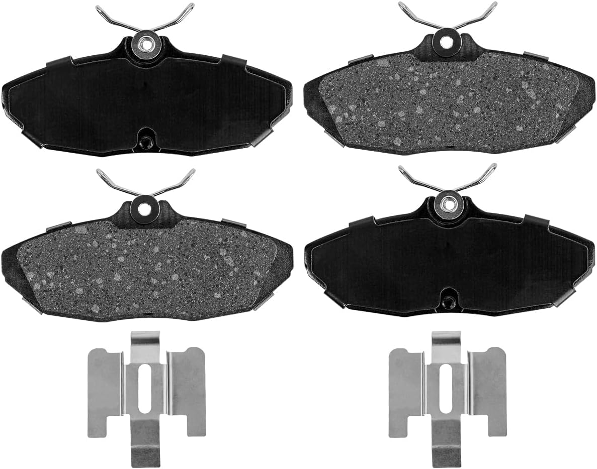 Detroit Axle - Brake Kit for 1996-1997 Ford Thunderbird Mercury Cougar, 1993-1998 Lincoln Mark Viii, 11.57'' inch Front and 10.16'' inch Rear Disc Brake Rotors Ceramic Brake Pads Replacement