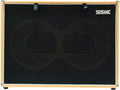Seismic Audio - 2x12 GUITAR SPEAKER CAB EMPTY - 7 Ply Birch - 12' Speakerless Cabinet - 212 - Orange Tolex - Black Cloth Grill - Front or Rear Loading Options