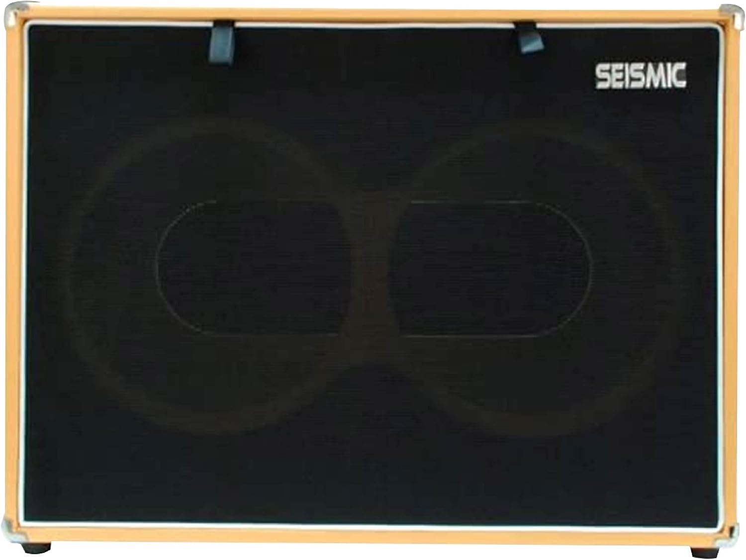 Seismic Audio - 2x12 GUITAR SPEAKER CAB EMPTY - 7 Ply Birch - 12' Speakerless Cabinet - 212 - Orange Tolex - Black Cloth Grill - Front or Rear Loading Options