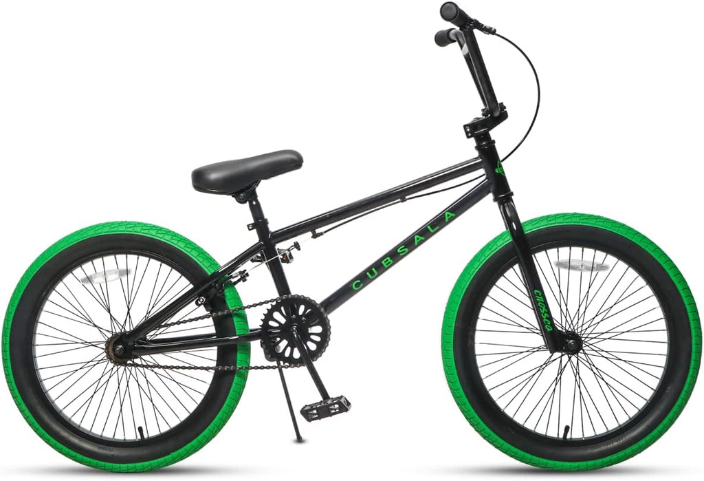 cubsala Freestyle BMX Bike, 18 20 Inch Kids Bicycle for 5-13 Years Old Kids and Beginner Level Rider, Multiple Colors